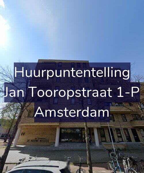 Foto gevel Huurpuntentelling voor Jan Tooropstraat 1-P, Amsterdam