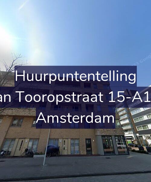 Foto gevel Huurpuntentelling voor Jan Tooropstraat 15-A13, Amsterdam