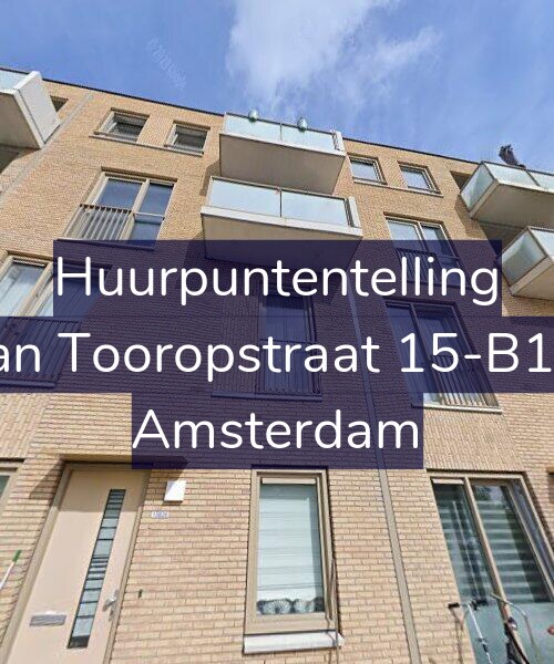 Foto gevel Huurpuntentelling voor Jan Tooropstraat 15-B15, Amsterdam