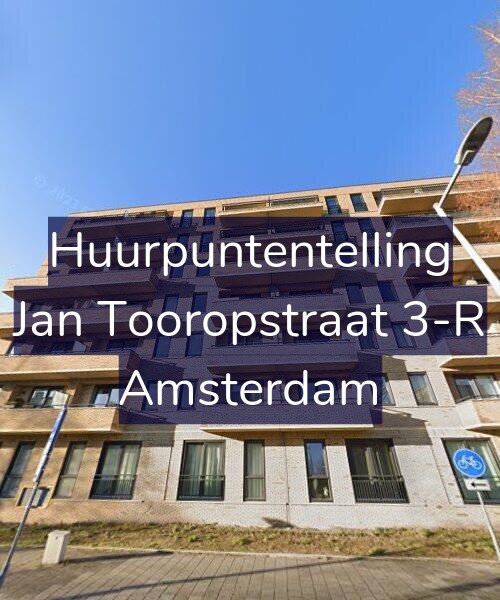 Foto gevel Huurpuntentelling voor Jan Tooropstraat 3-R, Amsterdam