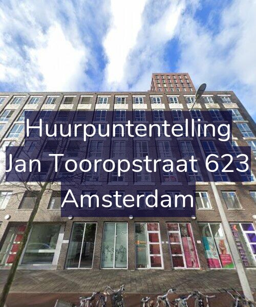 Foto gevel Huurpuntentelling voor Jan Tooropstraat 623, Amsterdam