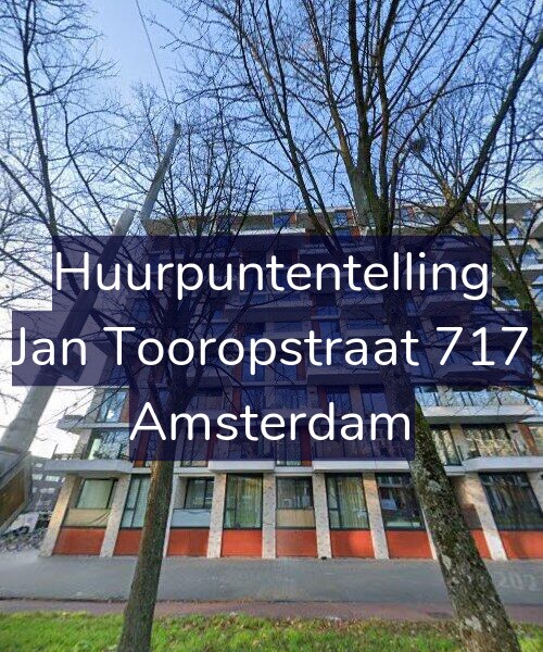 Foto gevel Huurpuntentelling voor Jan Tooropstraat 717, Amsterdam
