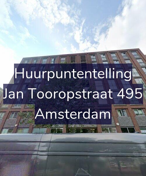 Foto gevel Huurpuntentelling voor Jan Tooropstraat 495, Amsterdam