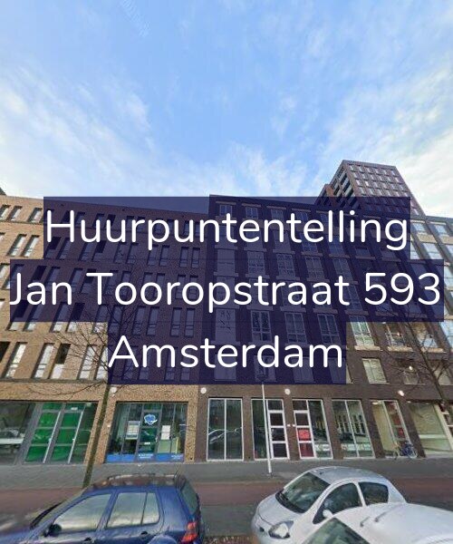 Foto gevel Huurpuntentelling voor Jan Tooropstraat 593, Amsterdam