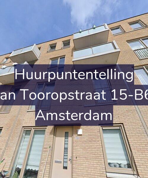Foto gevel Huurpuntentelling voor Jan Tooropstraat 15-B6, Amsterdam