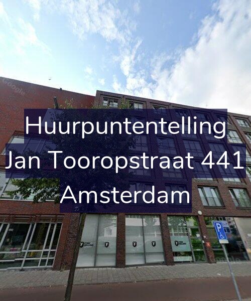 Foto gevel Huurpuntentelling voor Jan Tooropstraat 441, Amsterdam