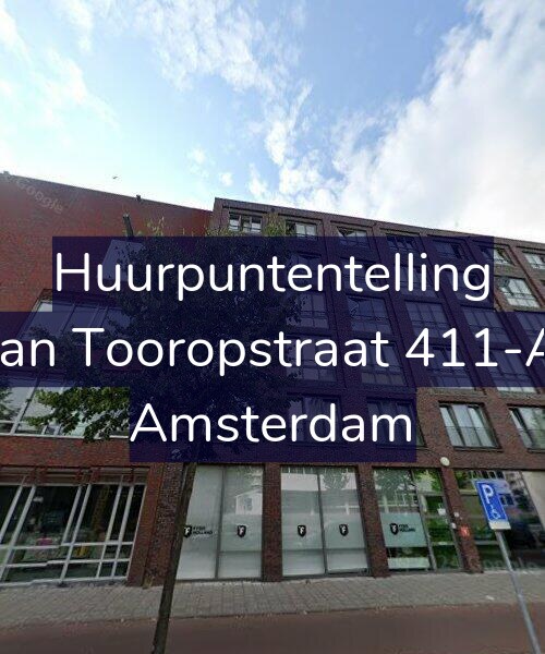 Foto gevel Huurpuntentelling voor Jan Tooropstraat 411-A, Amsterdam