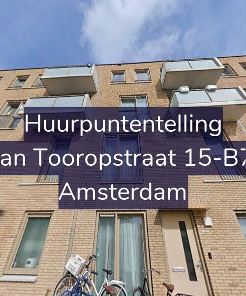 Foto gevel Huurpuntentelling voor Jan Tooropstraat 15-B7, Amsterdam
