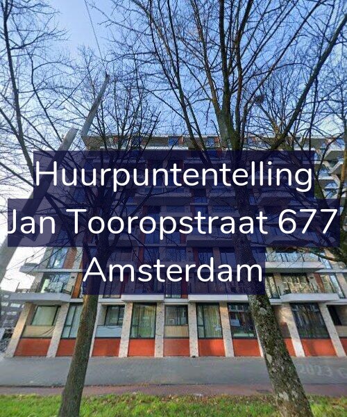 Foto gevel Huurpuntentelling voor Jan Tooropstraat 677, Amsterdam