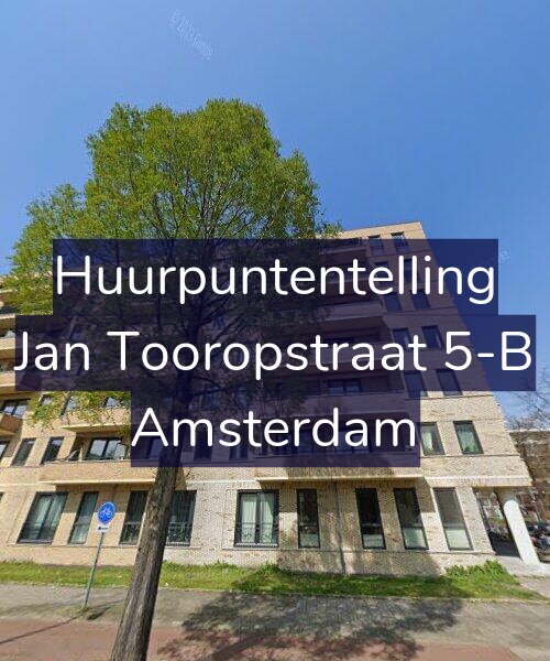 Foto gevel Huurpuntentelling voor Jan Tooropstraat 5-B, Amsterdam