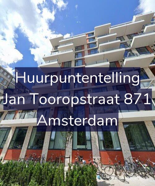 Foto gevel Huurpuntentelling voor Jan Tooropstraat 871, Amsterdam