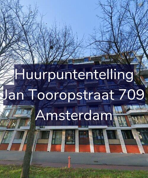 Foto gevel Huurpuntentelling voor Jan Tooropstraat 709, Amsterdam