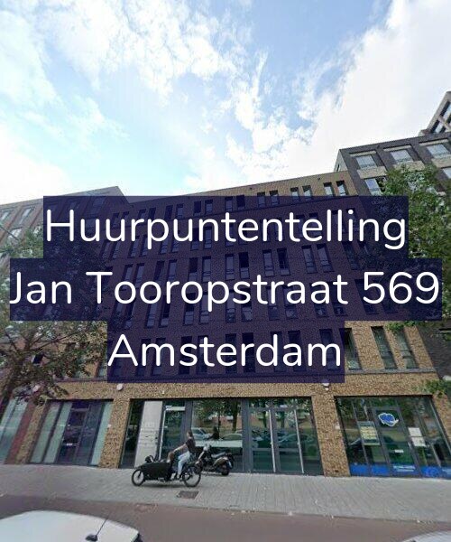 Foto gevel Huurpuntentelling voor Jan Tooropstraat 569, Amsterdam
