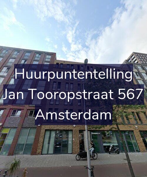 Foto gevel Huurpuntentelling voor Jan Tooropstraat 567, Amsterdam