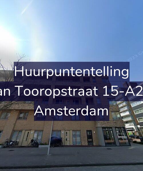 Foto gevel Huurpuntentelling voor Jan Tooropstraat 15-A21, Amsterdam
