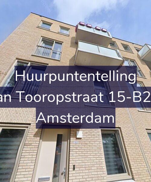 Foto gevel Huurpuntentelling voor Jan Tooropstraat 15-B29, Amsterdam