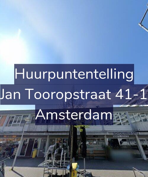 Foto gevel Huurpuntentelling voor Jan Tooropstraat 41-1, Amsterdam