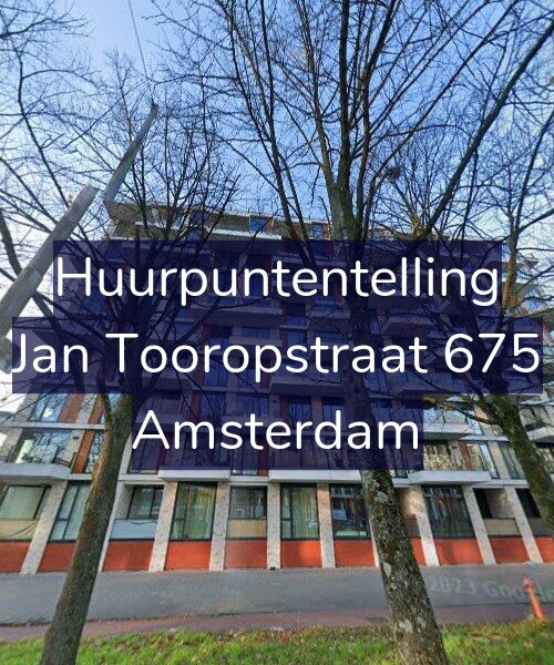Foto gevel Huurpuntentelling voor Jan Tooropstraat 675, Amsterdam