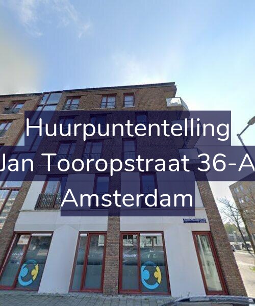 Foto gevel Huurpuntentelling voor Jan Tooropstraat 36-A, Amsterdam
