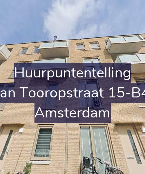 Foto gevel Huurpuntentelling voor Jan Tooropstraat 15-B4, Amsterdam