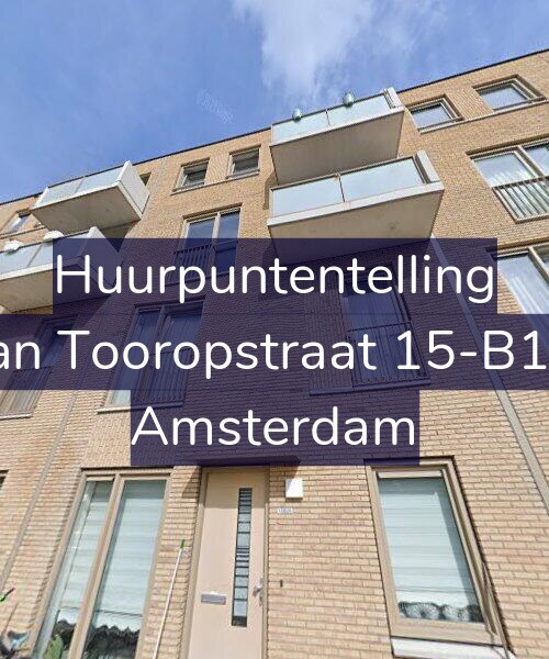 Foto gevel Huurpuntentelling voor Jan Tooropstraat 15-B16, Amsterdam