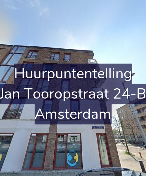 Foto gevel Huurpuntentelling voor Jan Tooropstraat 24-B, Amsterdam