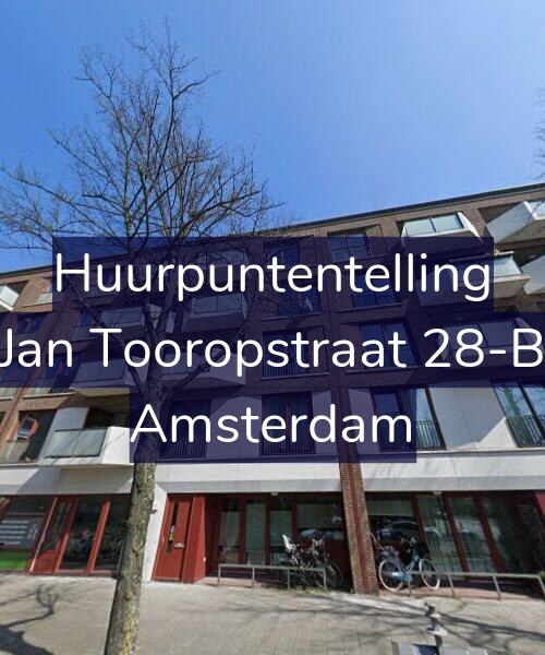Foto gevel Huurpuntentelling voor Jan Tooropstraat 28-B, Amsterdam