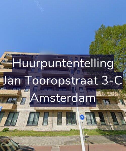 Foto gevel Huurpuntentelling voor Jan Tooropstraat 3-C, Amsterdam