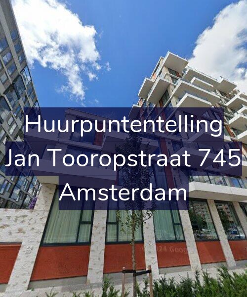 Foto gevel Huurpuntentelling voor Jan Tooropstraat 745, Amsterdam