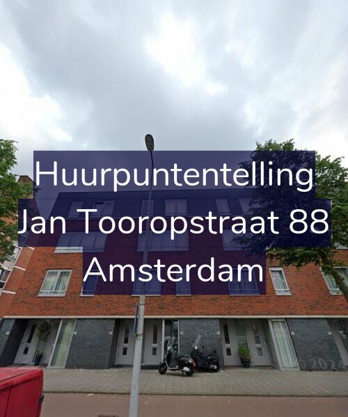 Foto gevel Huurpuntentelling voor Jan Tooropstraat 88, Amsterdam