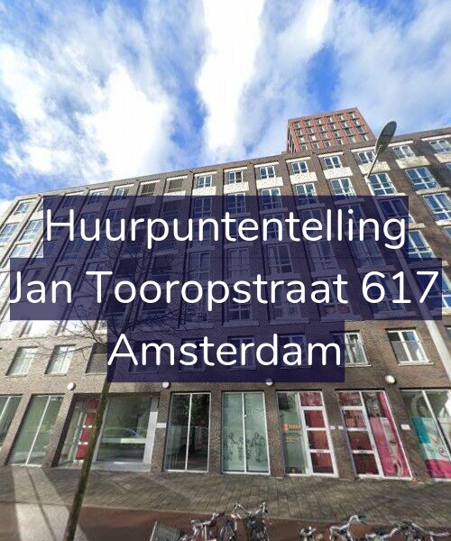 Foto gevel Huurpuntentelling voor Jan Tooropstraat 617, Amsterdam
