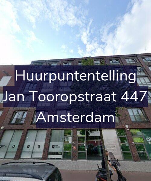 Foto gevel Huurpuntentelling voor Jan Tooropstraat 447, Amsterdam