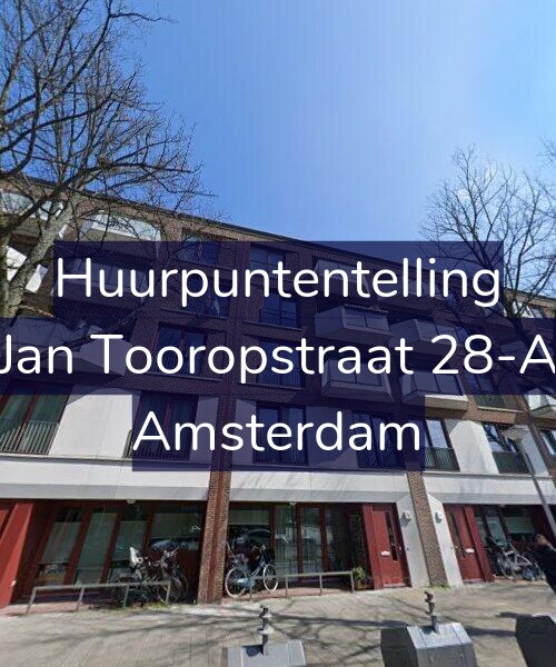 Foto gevel Huurpuntentelling voor Jan Tooropstraat 28-A, Amsterdam