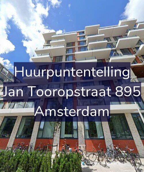 Foto gevel Huurpuntentelling voor Jan Tooropstraat 895, Amsterdam