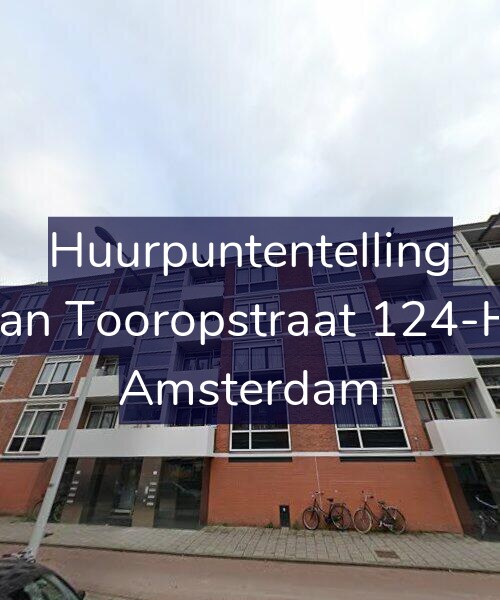 Foto gevel Huurpuntentelling voor Jan Tooropstraat 124-H, Amsterdam