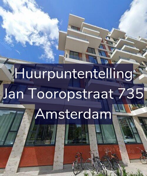 Foto gevel Huurpuntentelling voor Jan Tooropstraat 735, Amsterdam
