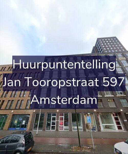 Foto gevel Huurpuntentelling voor Jan Tooropstraat 597, Amsterdam