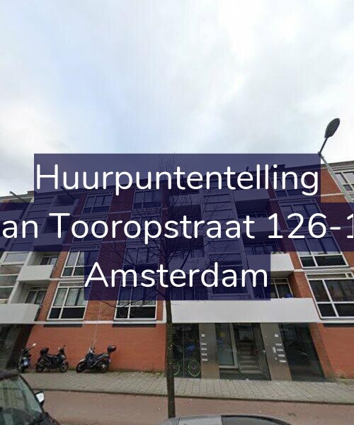 Foto gevel Huurpuntentelling voor Jan Tooropstraat 126-1, Amsterdam