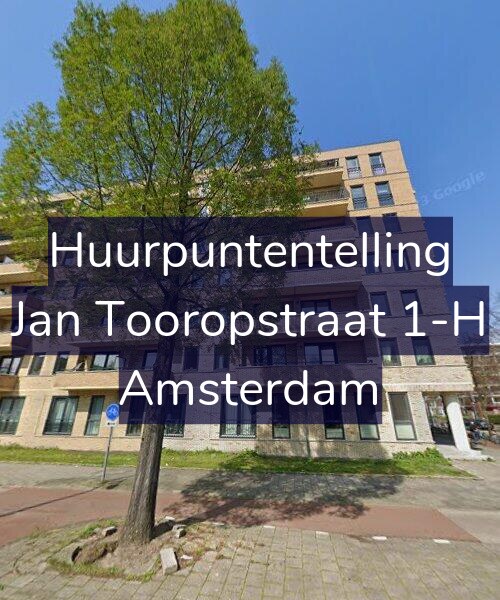 Foto gevel Huurpuntentelling voor Jan Tooropstraat 1-H, Amsterdam