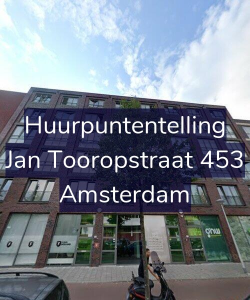 Foto gevel Huurpuntentelling voor Jan Tooropstraat 453, Amsterdam