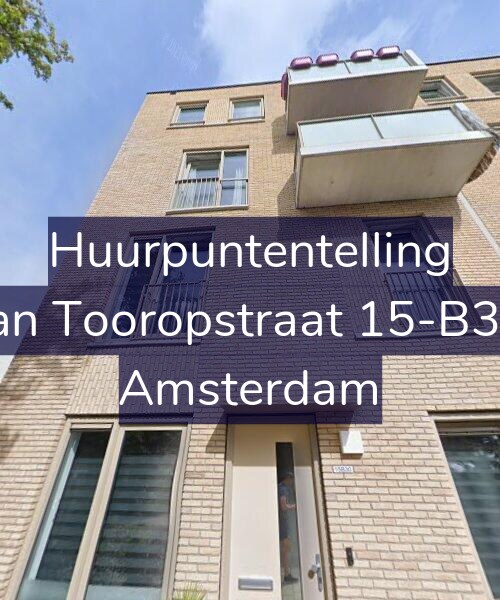 Foto gevel Huurpuntentelling voor Jan Tooropstraat 15-B30, Amsterdam