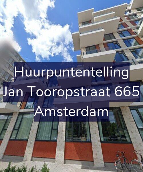 Foto gevel Huurpuntentelling voor Jan Tooropstraat 665, Amsterdam