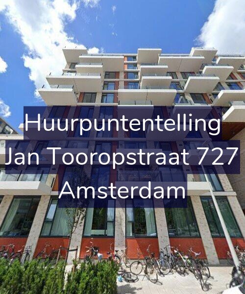 Foto gevel Huurpuntentelling voor Jan Tooropstraat 727, Amsterdam