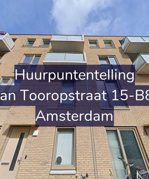 Foto gevel Huurpuntentelling voor Jan Tooropstraat 15-B8, Amsterdam