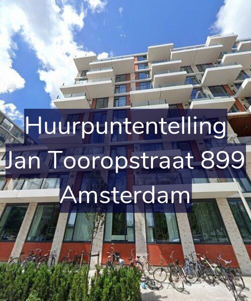Foto gevel Huurpuntentelling voor Jan Tooropstraat 899, Amsterdam