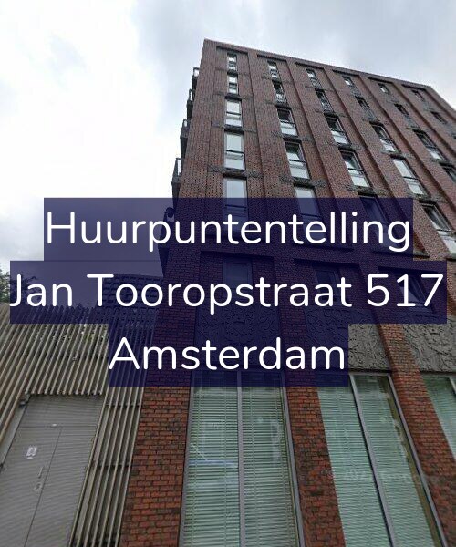 Foto gevel Huurpuntentelling voor Jan Tooropstraat 517, Amsterdam