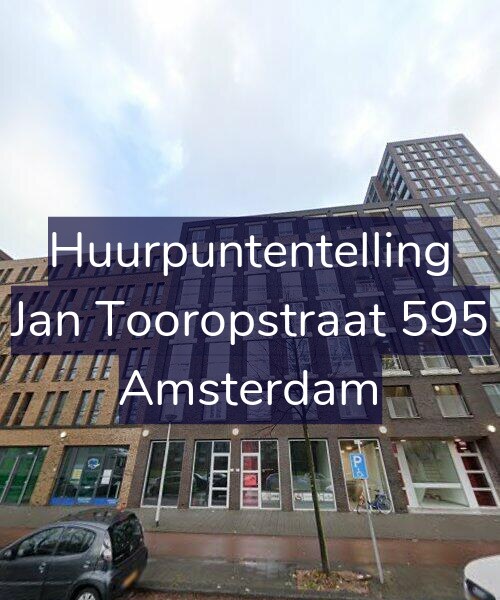 Foto gevel Huurpuntentelling voor Jan Tooropstraat 595, Amsterdam