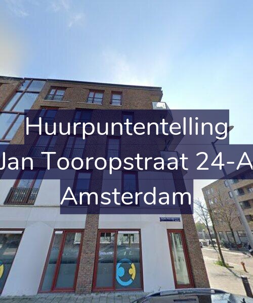 Foto gevel Huurpuntentelling voor Jan Tooropstraat 24-A, Amsterdam