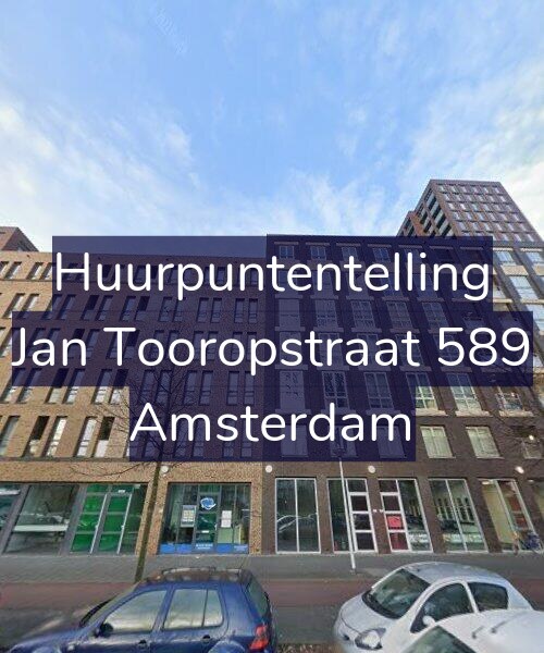 Foto gevel Huurpuntentelling voor Jan Tooropstraat 589, Amsterdam