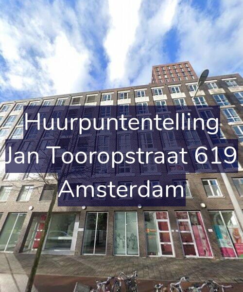 Foto gevel Huurpuntentelling voor Jan Tooropstraat 619, Amsterdam